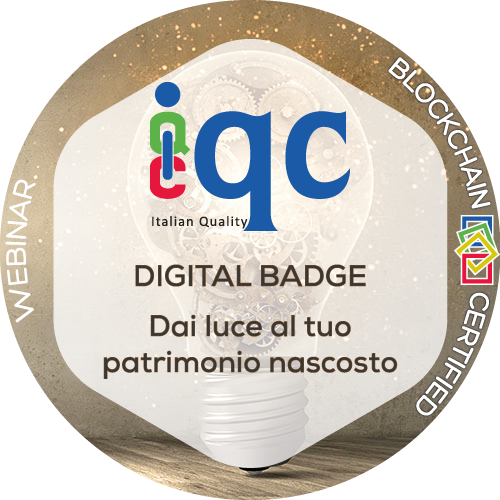 Webinar gratuito "I Digital Badge come veicolo del valore professionale. Dai luce al tuo patrimonio nascosto"